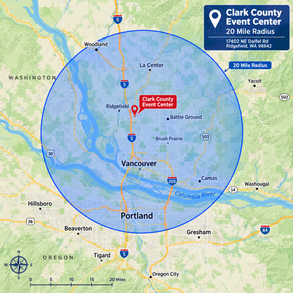 map of delivery area